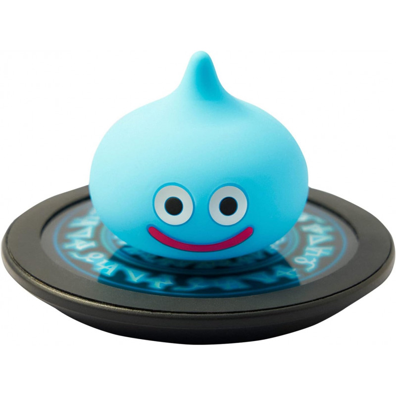 Dragon Quest X Wireless Charging Pad Zing With Glowing Slime Figure Japan New Sealed