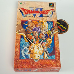 Dragon Quest VI (Map&Reg) Super Famicom Nintendo SFC Japan Game RPG Enix 1995