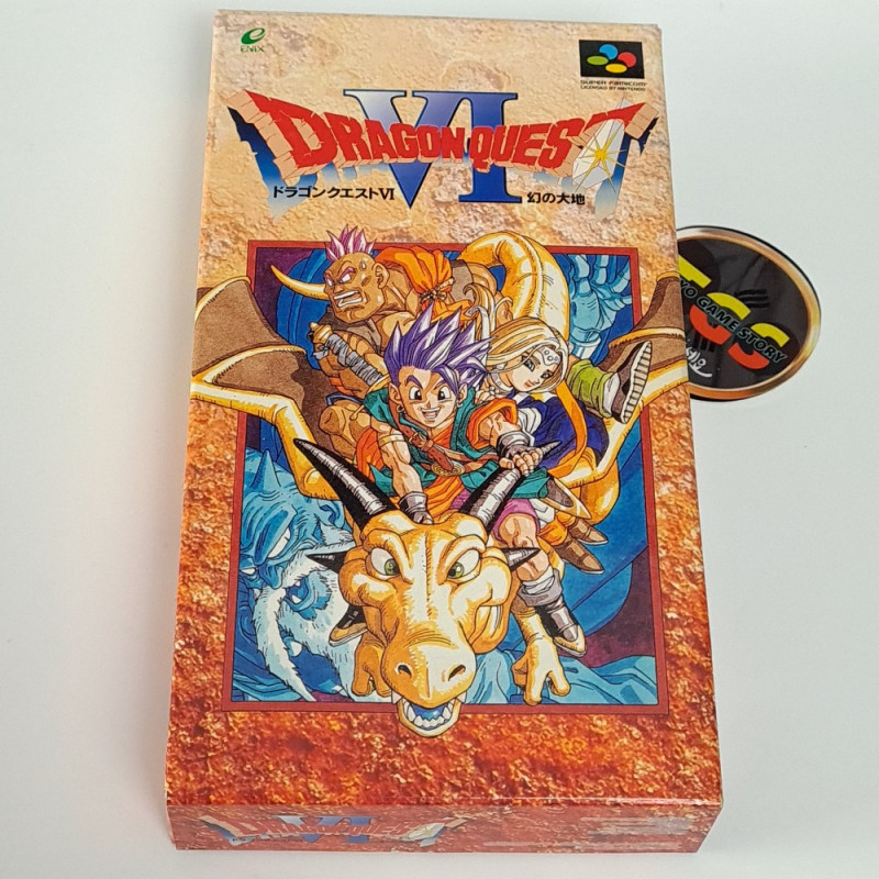 Achat, Vente Dragon Quest VI +Map&Reg. Super Famicom Nintendo SFC Japan ...