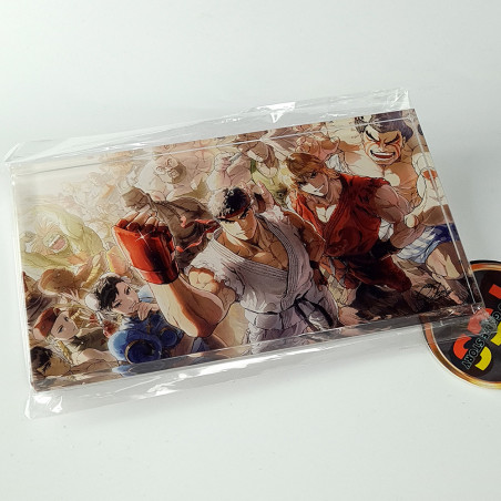 STREET FIGHTER 35th Anniversary Acrylic Block Plate/Plaque Capcom Japan Official New