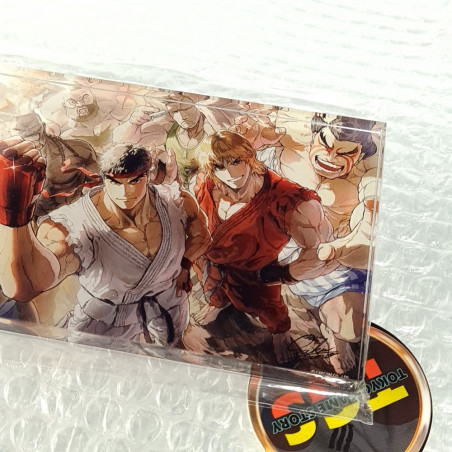 STREET FIGHTER 35th Anniversary Acrylic Block Plate/Plaque Capcom Japan Official New