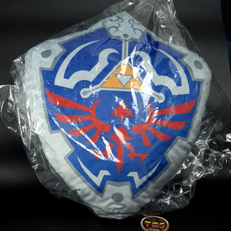 Sanei The Legend Of Zelda Plush Cushion: Hylian Shield Japan New Peluche