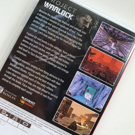 Project Warlock With Booklet and Cards Nintendo Switch UK Vers. USED Super Rare Games Action, FPS