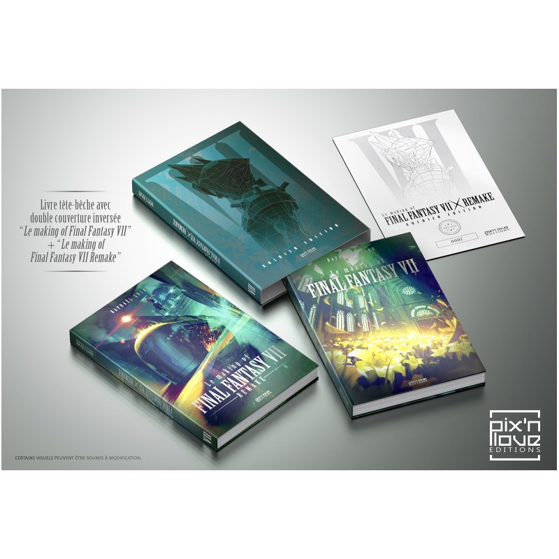 Final Fantasy VII & FFVII Remake -Making of- Soldier Edition Book Pix'n Love éditions New
