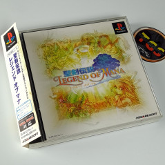 Seiken Densetsu: Legend of Mana + Spin.Card PS1 Japan Ver. Playstation 1 SquareSoft RPG 1999