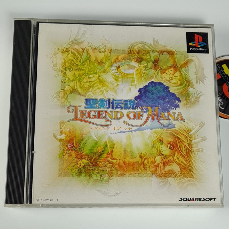 Seiken Densetsu Legend Of Mana Spin Card Ps1 Japan Ver Playstation 1 Squaresoft Rpg 1999