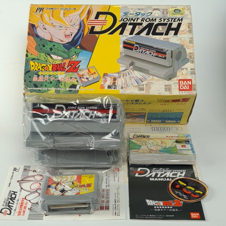 DATACH Dragon Ball Z Famicom FC NES Japan Game Nintendo DBZ Cards Bandai AS NEW!!