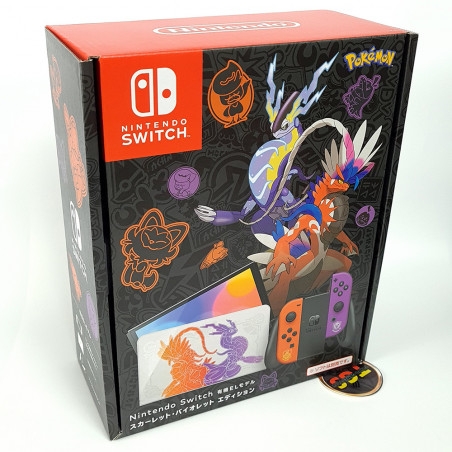 CONSOLE NINTENDO SWITCH OLED POKEMON SCARLET & VIOLET JAPAN LIMITED EDITION NEW