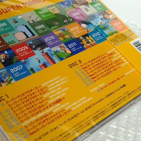 The 30th Anniversary Super Mario Brothers Music CD Japan NEW Videogame OST