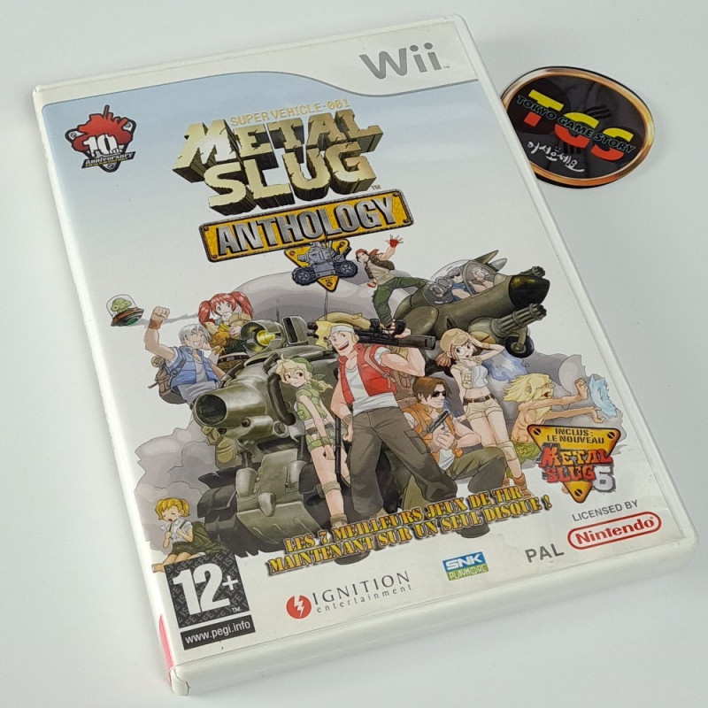 Metal Slug Anthology Nintendo Wii PAL-FR SNK Playmore Arcade Run & Gun Compilation