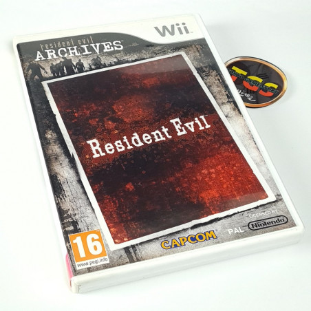 Resident Evil Archives Biohazard Nintendo Wii PAL-Fr Capcom Remake Survival Horror