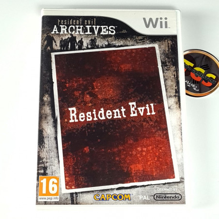 Resident Evil Archives Biohazard Nintendo Wii PAL-Fr Capcom Remake Survival Horror