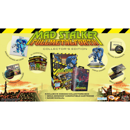 MAD STALKER: FULL METAL FORTH COLLECTOR'S EDITION GENESIS Strictly Limited NEW (NTSC-US)