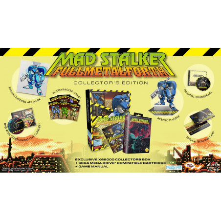MAD STALKER: FULL METAL FORTH COLLECTOR'S EDITION MEGADRIVE PAL Strictly Limited NEW