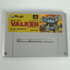 Assault Suits Valken + Reg.Card Super Famicom Japan Nintendo SFC Masaya Action Shoot Cybernator