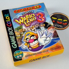 Wario Land 3 + Sticker Game Boy Color GBC Japan Warioland Gameboy Platform 2000 Nintendo