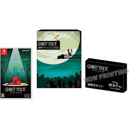 Ghost Trick: Phantom Detective Collector's Box Switch Japan Game In EN-FR-DE-ES-IT-KR NEW Capcom Adventure