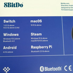 8BitDo M30 Bluetooth Gamepad NEW Bluetooth Black Switch/Windows/Android/Mac/Steam Manette
