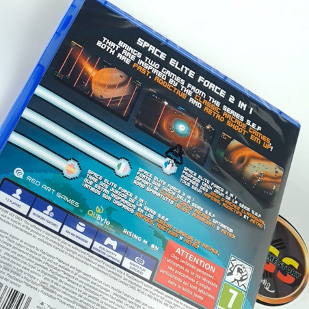 Space Elite Force 2 In 1 (999 Ex.) PS4 RED ART GAMES New Action Shoot'em Up Arcade