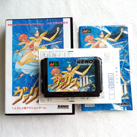 VALIS III SEGA MEGADRIVE JAPAN VER. PLATFORM ACTION TELENET MEGA DRIVE 1991 (DV-LN1)