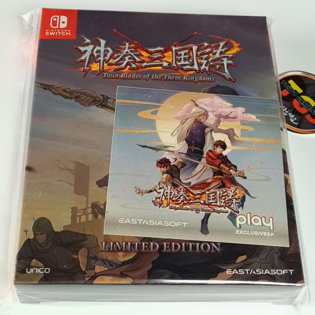 Twin Blades of the Three Kingdoms Limited Edition SWITCH ASIA Game In ENGLISH NEW RPG