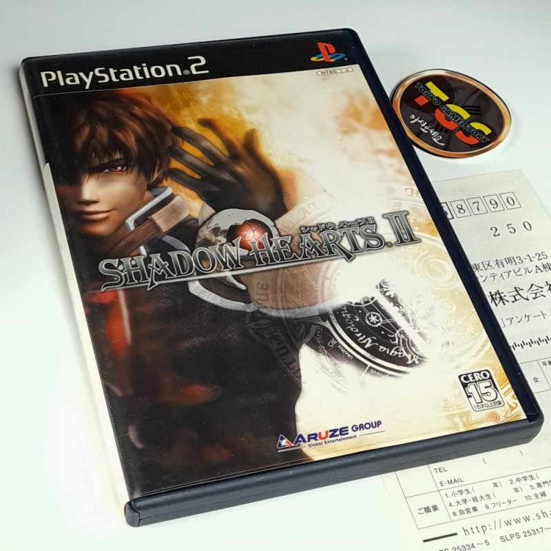 Shadow Hearts II Covenant + Reg.Card PS2 Japan Ver. Playstation 2 Aruze RPG