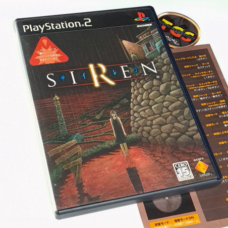 Siren + Map PS2 Japan Ver. Playstation 2 Forbidden siRen Survival Horror Action