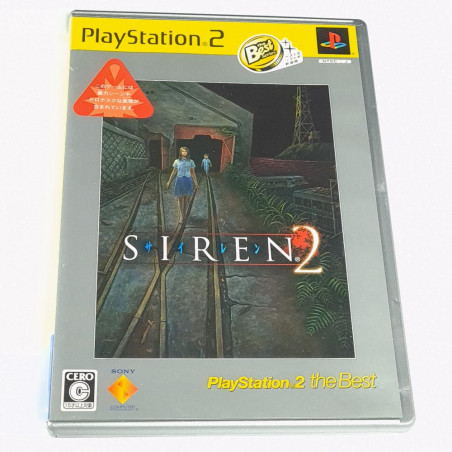 Siren 2 PlayStation2 the Best + Map PS2 Japan Ver. Playstation 2 Sony Survival Horror Action