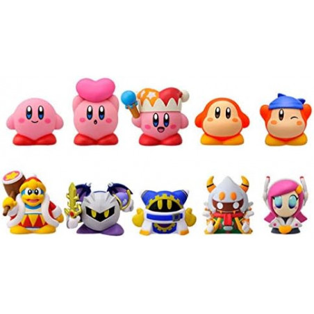 Kirby's Dream Land Soft Vinyl Puppet Mascot FullSet (10 Pieces Box) Japan Ensky/Hal Laboratory New