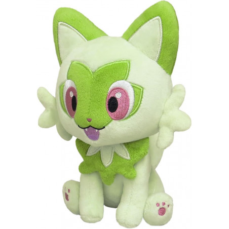 Sanei All Star Collection Pokemon Plush/Peluche: Sprigatito/Poussacha (S) Japan New