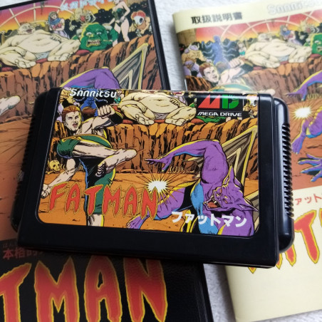 FATMAN SEGA MEGADRIVE JAPAN VER. FIGHTING SANRITSU MEGA DRIVE 1990 (DV-LN1)