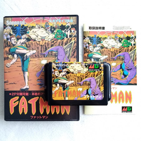FATMAN SEGA MEGADRIVE JAPAN VER. FIGHTING SANRITSU MEGA DRIVE 1990 (DV-LN1)