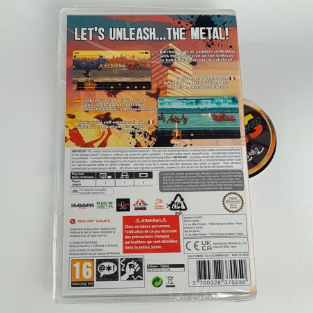Double Kick Heroes (900 EX.) Red Art Games Switch EU NEW in FR-EN-ES-DE-IT-PT-RU NEW Sealed