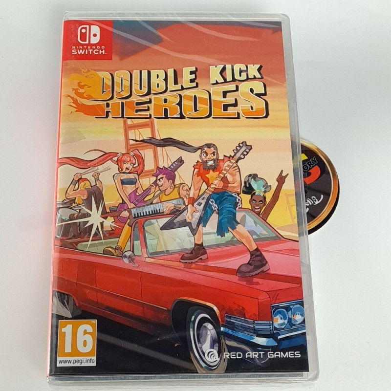Double Kick Heroes (900 EX.) Red Art Games Switch EU NEW in FR-EN-ES-DE-IT-PT-RU NEW Sealed