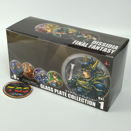 DISSIDIA FINAL FANTASY Glass Plate Collection Vol.1 FullSet Square Enix Japan New (Assiettes)