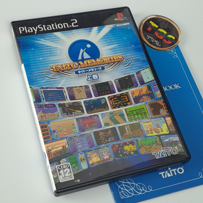 Taito Memories Joukan Vol.1 + Book PS2 Japan Ver. Playstation 2 Action Arcade Compilation