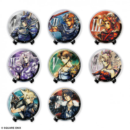 DISSIDIA FINAL FANTASY Glass Plate Collection Vol. 1 (DISPLAY) Square Enix Japan New (Assiettes)