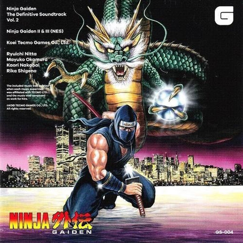 Vinyle Ninja Gaiden II & III The Definitive Soundtrack VOL.2 GS004 2LP New Record