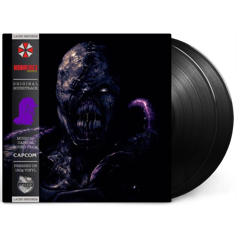 Vinyle Resident Evil 3 Original Soundtrack LMLP43 CAPCOM SOUND TEAM LACED RECORDS 2LP New