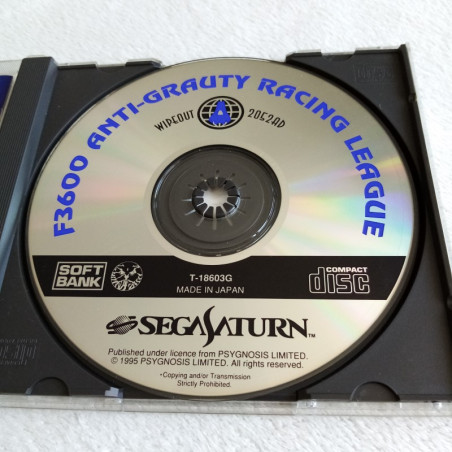 ワイプアウト SEGA SATURN JAPAN VER. RACING SOFT BANK 1995 WIPE OUT (DV-LN1)