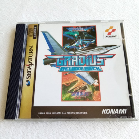 GRADIUS DELUXE PACK SEGA SATURN JAPAN VER. SHMUP SHOOTING KONAMI 1996 (DV-LN1)