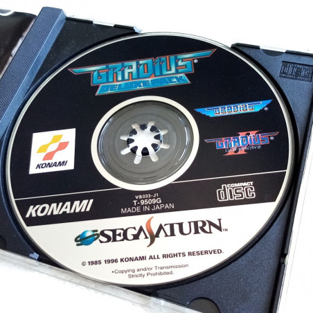 GRADIUS DELUXE PACK SEGA SATURN JAPAN VER. SHMUP SHOOTING KONAMI 1996 (DV-LN1)2002 Samurai Survival Action