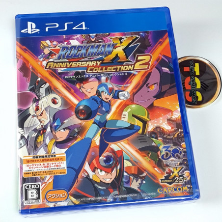 Rockman X Anniversary Collection 2 (X5,X6,X7,X8) PS4 Japan physical NEW Megaman