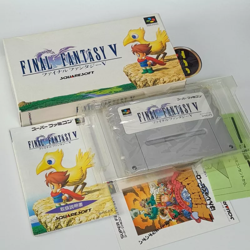 Final Fantasy V Super Famicom Japan Ver. RPG Squaresoft 1992 (Nintendo SFC)  FF5