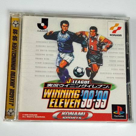 J.League Jikkyou Winning Eleven '98-'99 PS1 Japan Playstation 1 Konami Football ISS PES