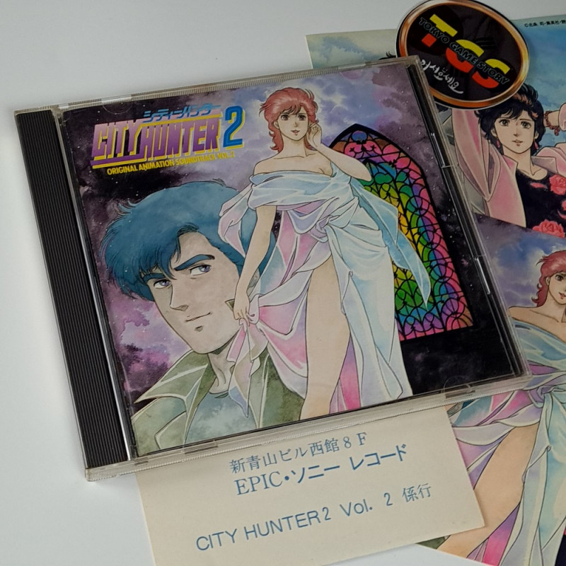 CITY HUNTER 2 ORIGINAL ANIMATION SOUNDTRACK VOL.2 + Stickers CD OST Japan TV Anime