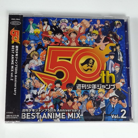Weekly Shonen Jump 50th Anniversary Best Anime Mix Vol.2 CD Original Soundtrack OST Japan NEW Music