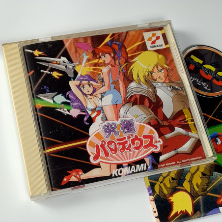 Kyuukyoku Parodius +Poster CD Original Soundtrack OST Japan Game Music Gokujou