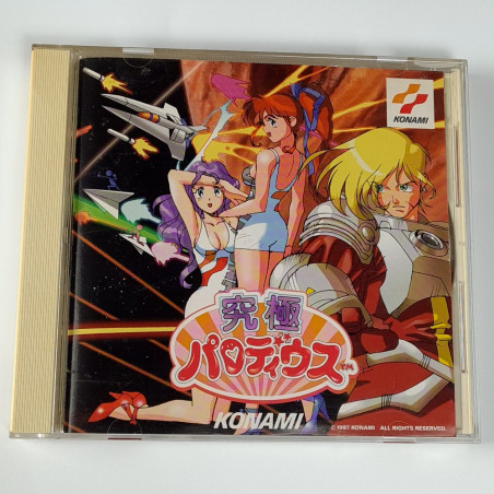 Kyuukyoku Parodius + Poster CD Original Soundtrack OST Japan Videogame Music Gokujou