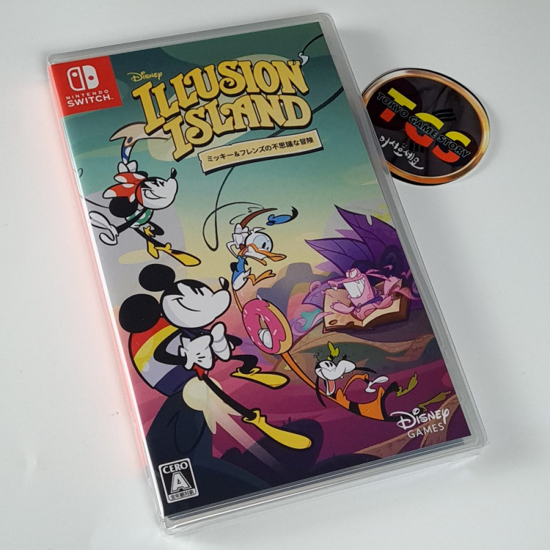 Disney Illusion Island Switch Japan Game Multi-Language NEW Mickey Coop Platformer